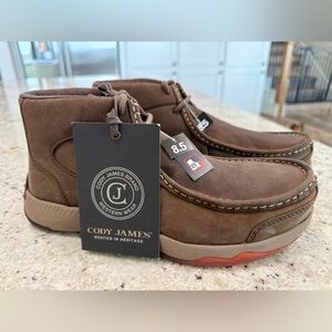 CODY JAMES MEN'S LOW CUT CASUAL DRIVER WORK SHOES - COMPOSITE TOE "NWT"